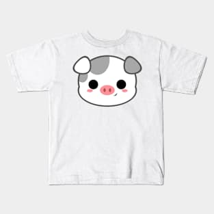 Cute Spotted Pig Kids T-Shirt